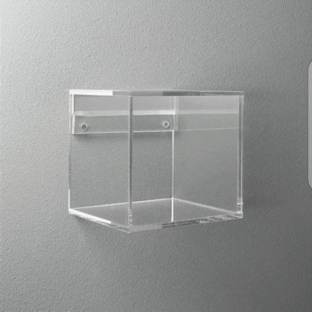 SOLD - NWT CB2 Format Cube 6" Acrylic Storage Shelf - Price Firm - Picture 2 of 7